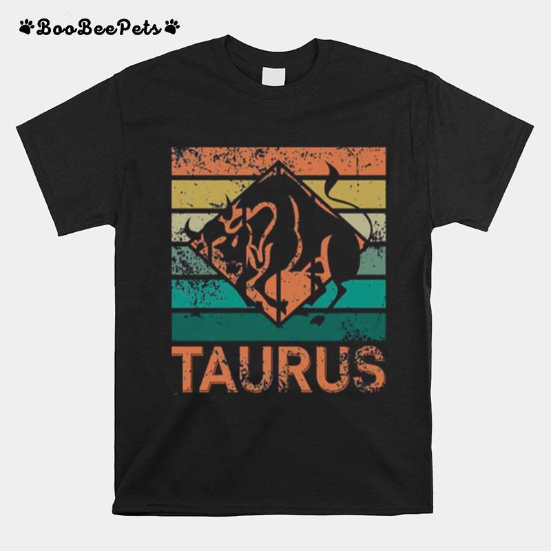 Retro Horoscope Taurus T-Shirt