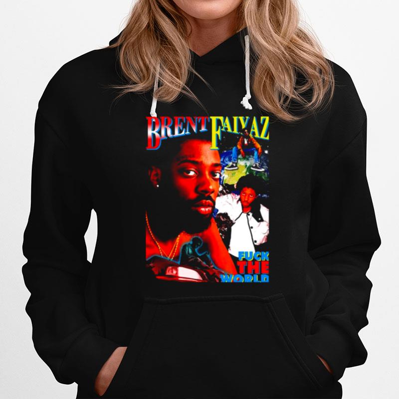 Retro Illustration Fuck The World Brent Faiyaz Hoodie