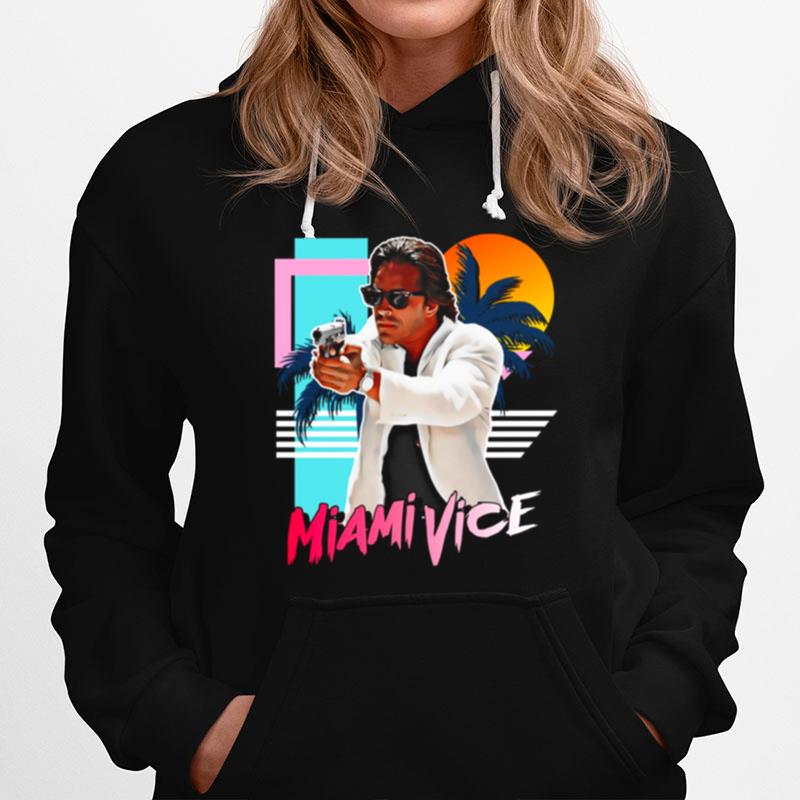 Retro Miami Vice 80S Sonny Crockett Tribute Hoodie