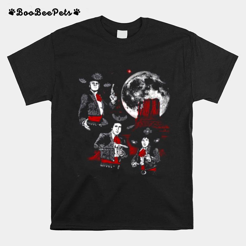 Retro Movie Art Three Amigos Moon T-Shirt