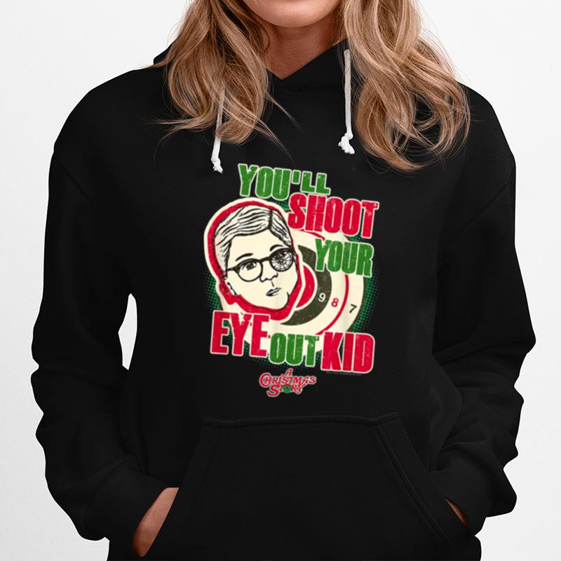 Retro Movie Quote A Christmas Story Youll Shoot Your Eye Out Hoodie