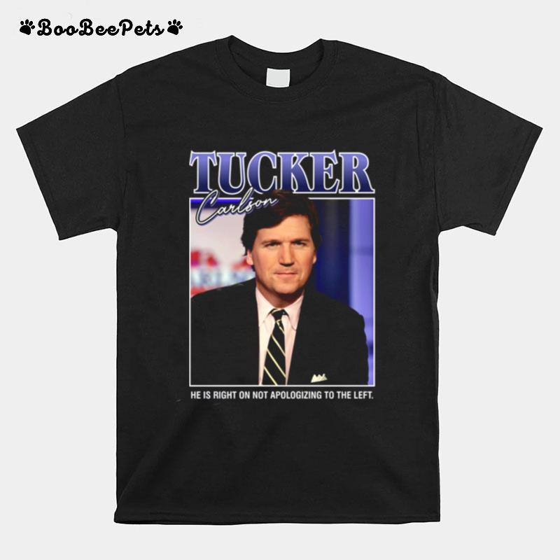 Retro Portrait Tucker Carlson Copy T-Shirt