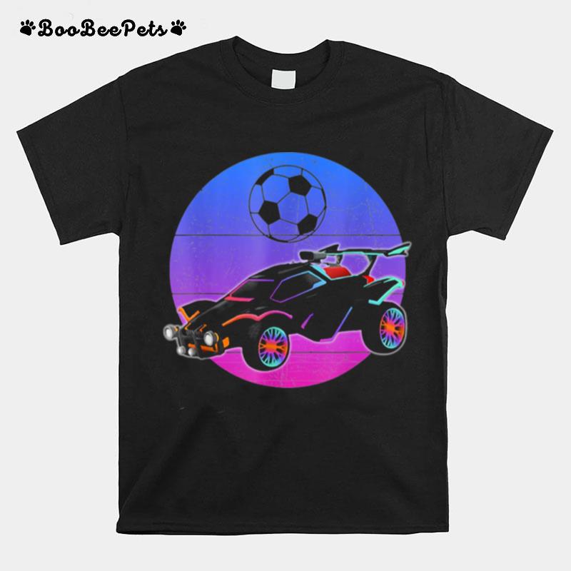 Retro Rocket Rc Soccer Car League Gamer T-Shirt