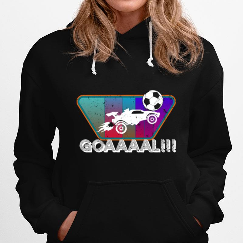 Retro Style Rocket Rc Soccer Car League Gamer What A Save Hoodie