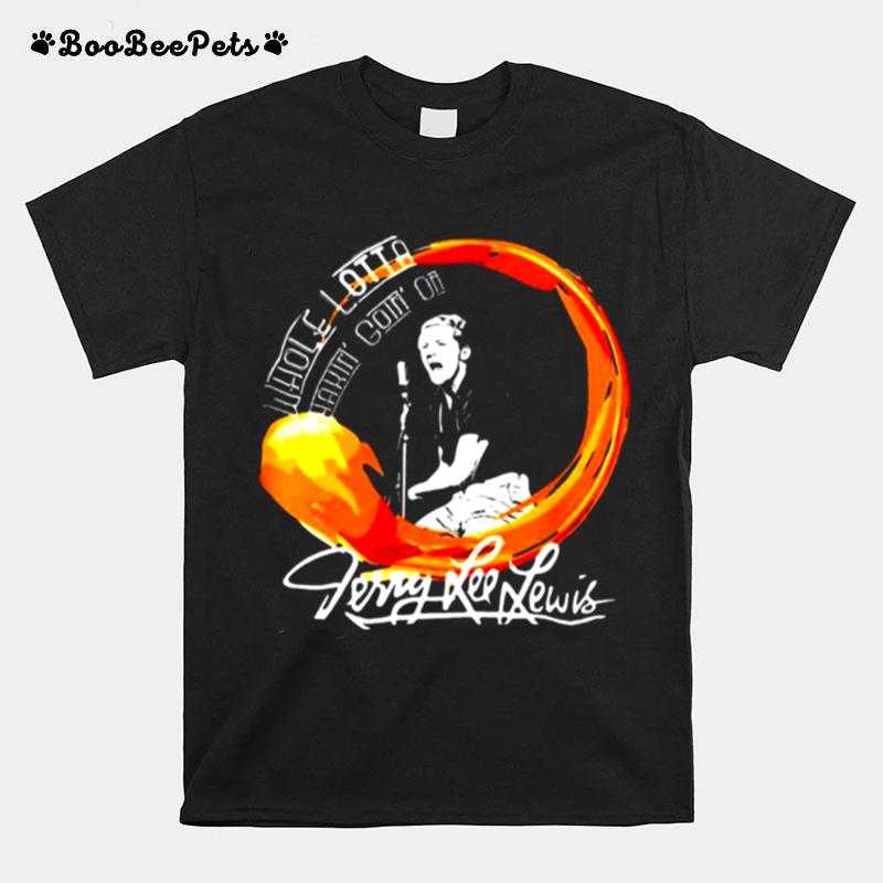 Signature Art The Killer Jerry Lee Lewis On The Show T-Shirt