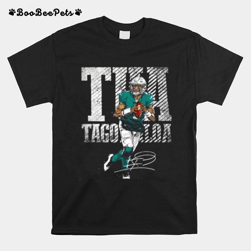 Signature Design Miami Dolphins Tua Tagovailoa T-Shirt