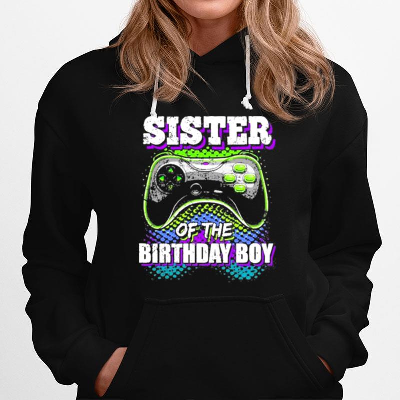 Sister Of The Birthday Boy Matching Video Game Hoodie