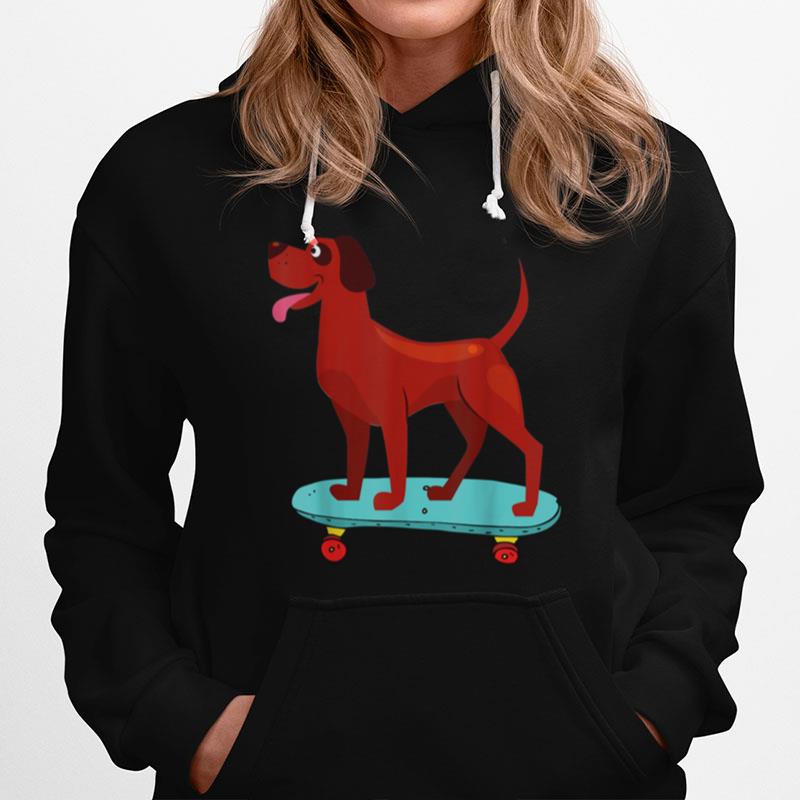 Skateboard Dog Skater Cute Boys Girls Hoodie