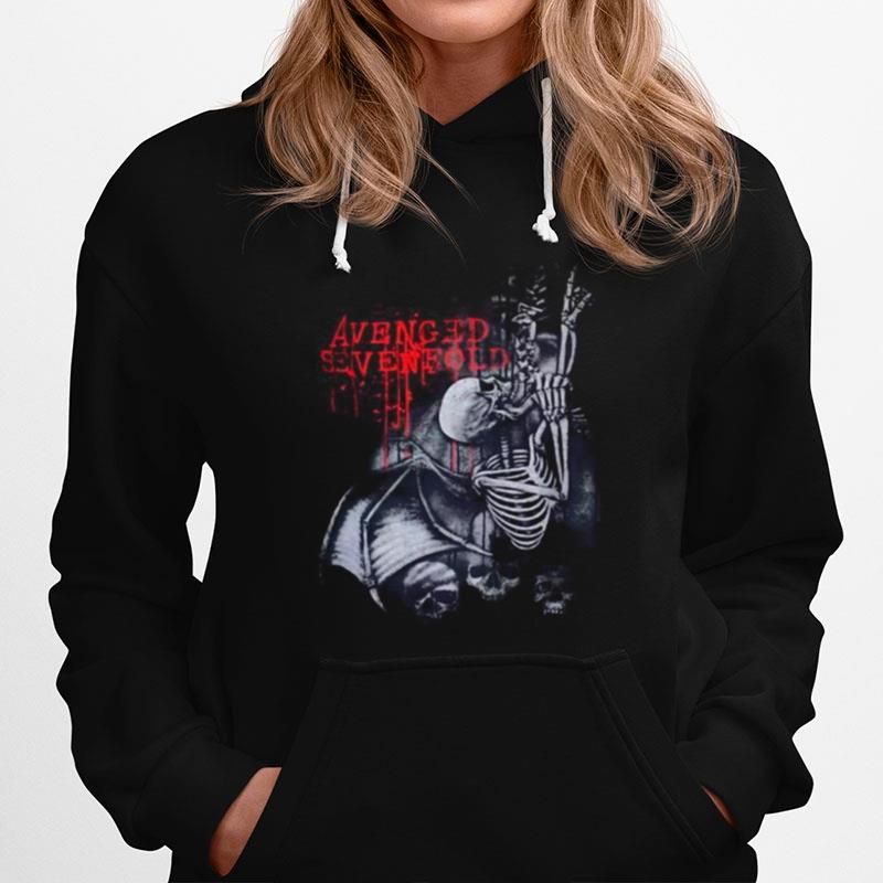 Skeleton Bat Avenged Sevenfold Hoodie