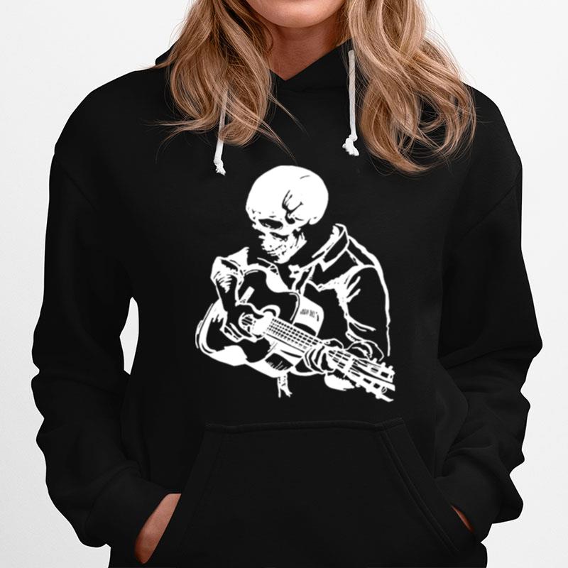 Skeleton Playing Guitar Hoodie