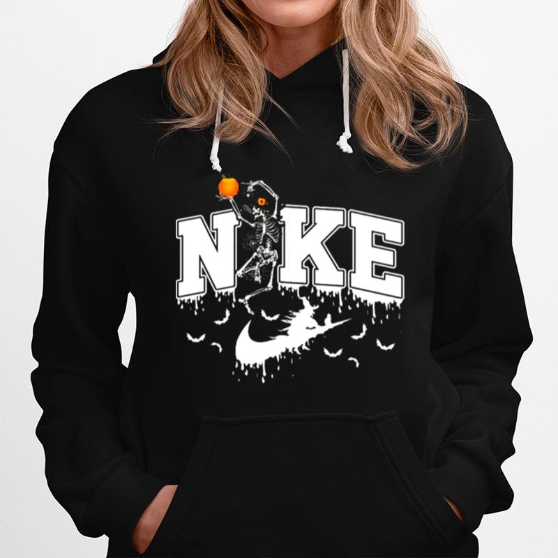 Skeleton Pumpkin Swoosh Halloween 2022 Hoodie