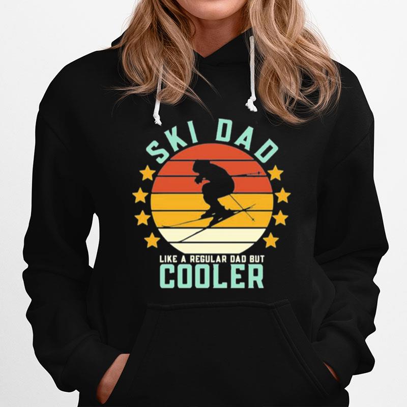 Ski Dad Like A Regular Dad But Cooler Vintage Hoodie