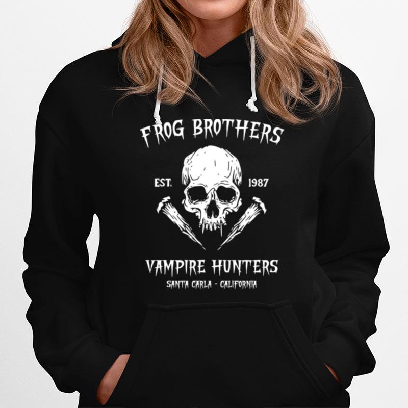 Skull Frog Brothers Vampire Hunters Est 1987 Hoodie