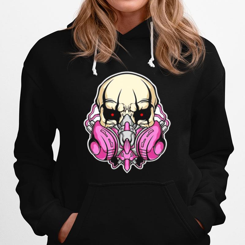 Skull Gas Mask Awesome Graphic Hoodie