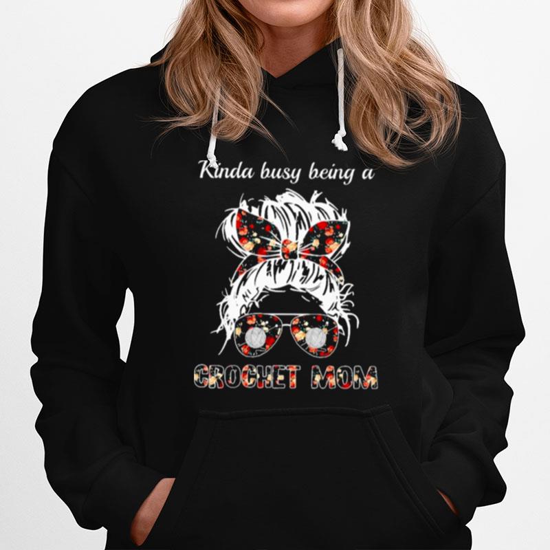 Skull Girl Kinda Busy Being A Crochet Mom Hoodie