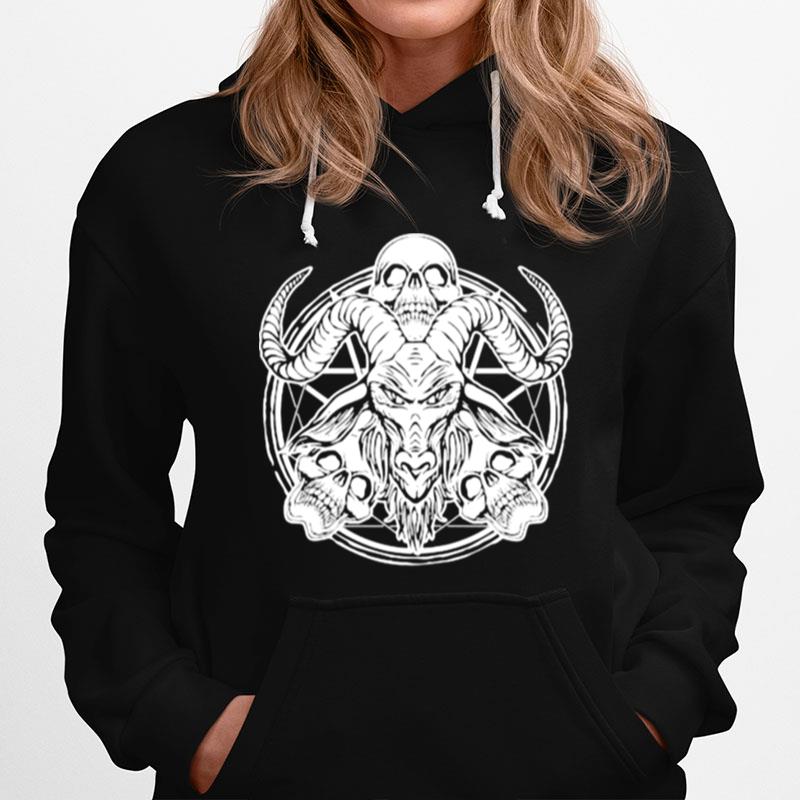 Skull Satan Star Logo Hoodie