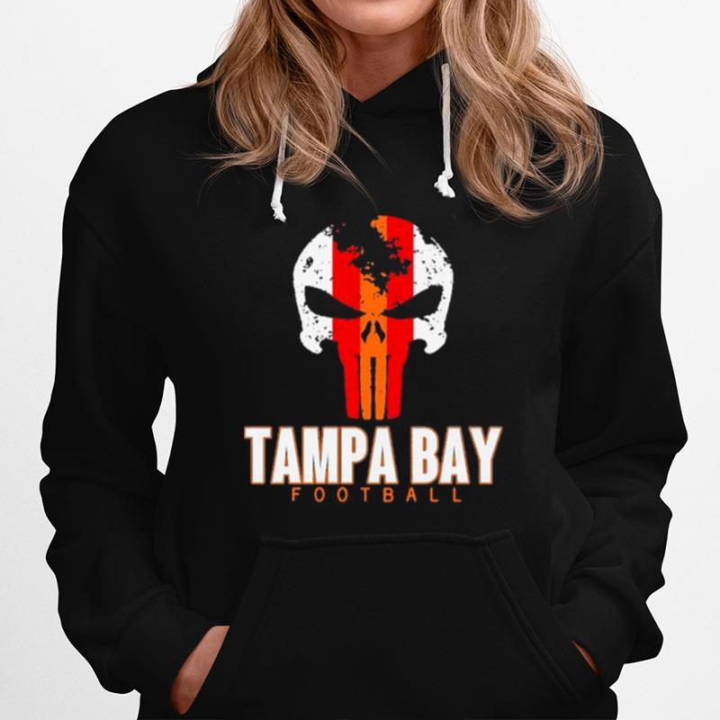 Skull Tampa Bay Hometown Football Hoodie