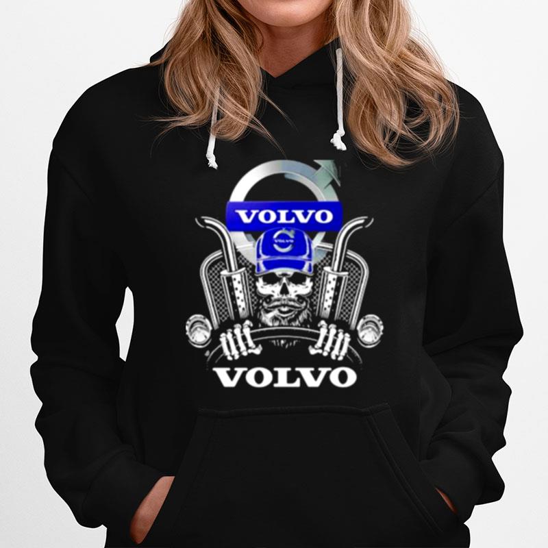 Skull With Volvo Fh16 750 Logo Hoodie