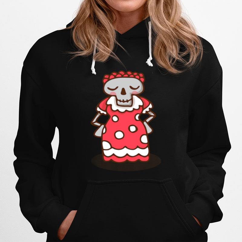 Skull Woman Day Of The Dead Muertos Hoodie