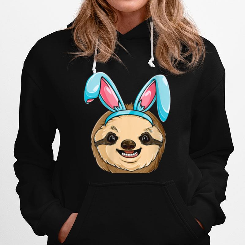 Sloth Easter Bunny Ears Costume Animal Hoodie