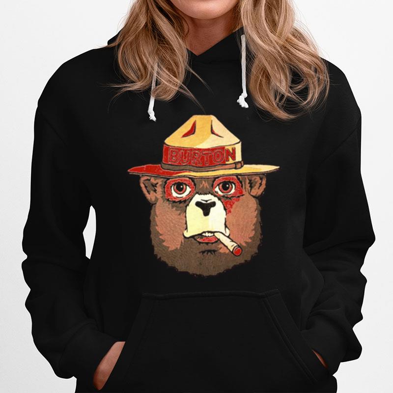 Smokey The Bear Smoking Hoodie