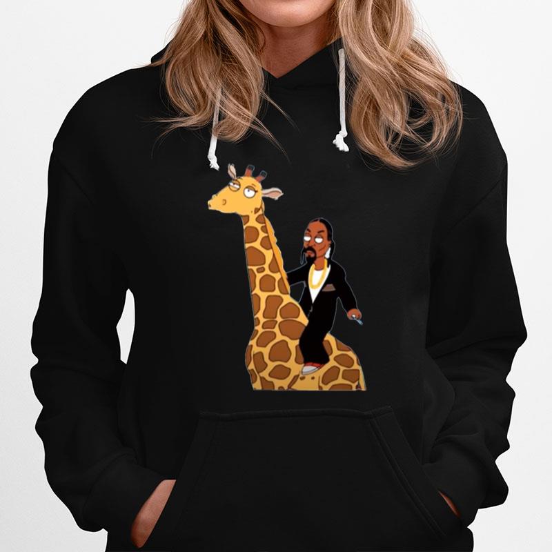 Snooop And Giraffe Cartoon King Of The Hill Hoodie