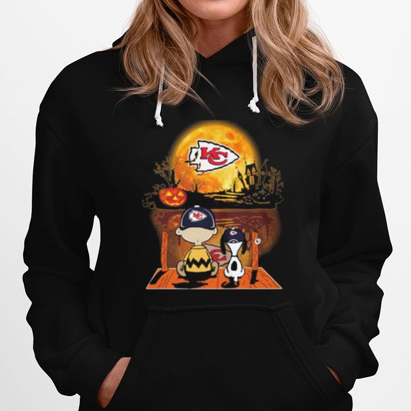 Snoopy And Charlie Browns Kansas City Chiefs Football Happy Halloween 2022 Hoodie