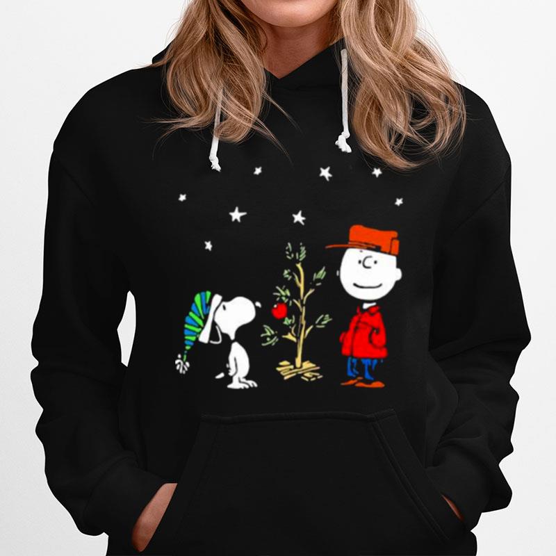 Snoopy And Charlie Plant A Tree Hoodie