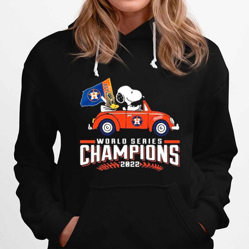 Snoopy And Woodstock Houston Astros World Series Champions 2022 Hoodie