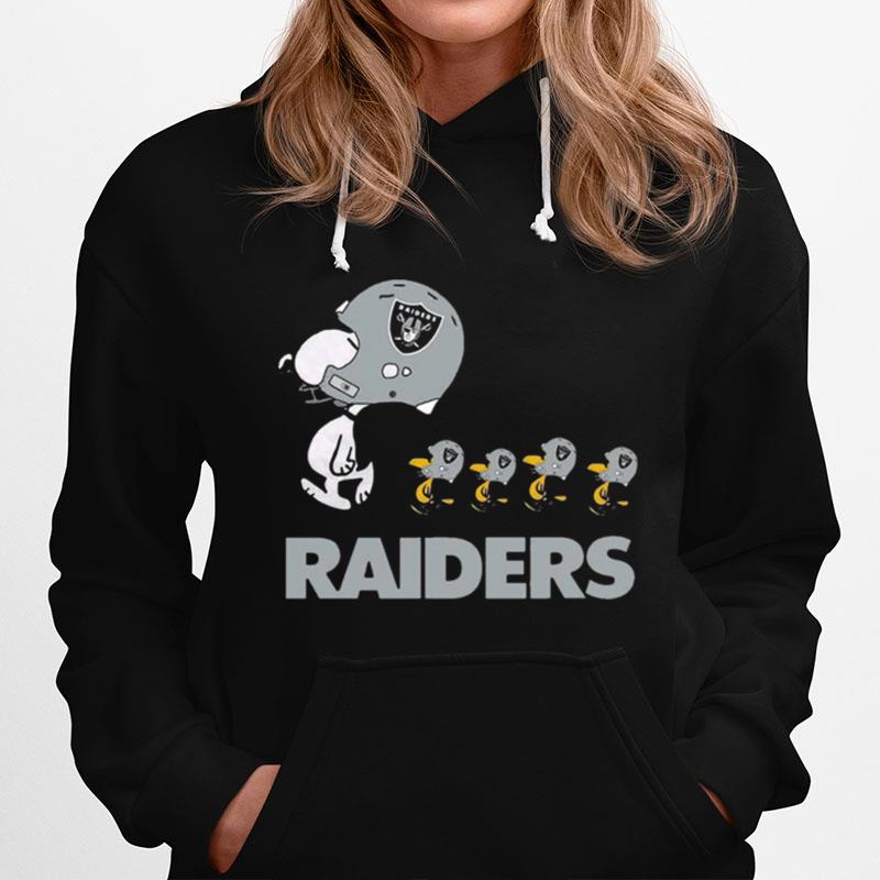 Snoopy And Woodstock Oakland Raiders Hoodie