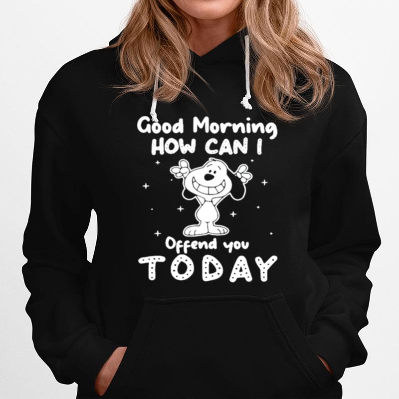 Snoopy Good Morning How Can I Offend You Today Hoodie