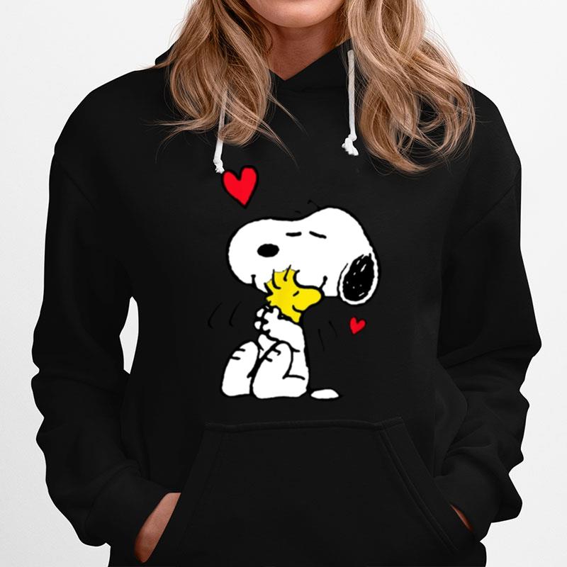 Snoopy Hug Woodstock Valentines Day Hoodie