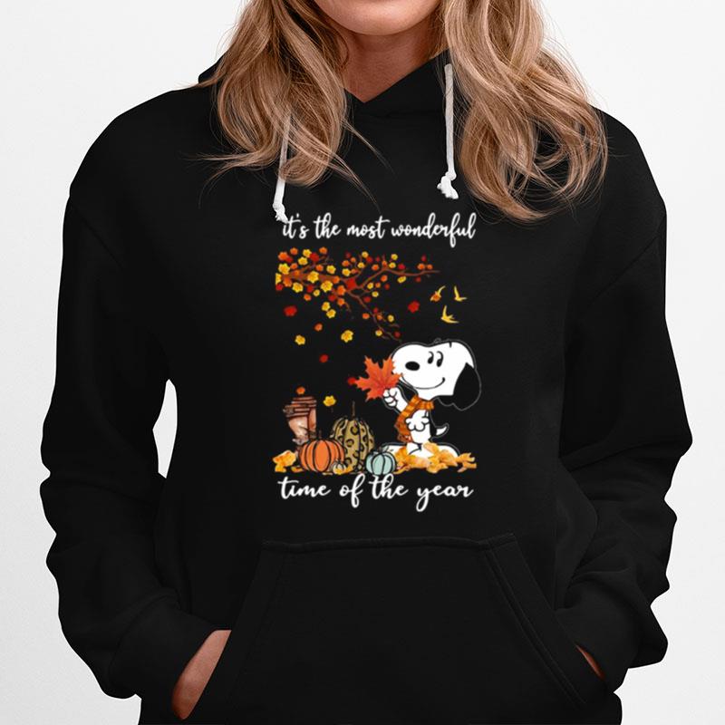 Snoopy It'S The Most Wonderful Time Of The Year Halloween Hoodie