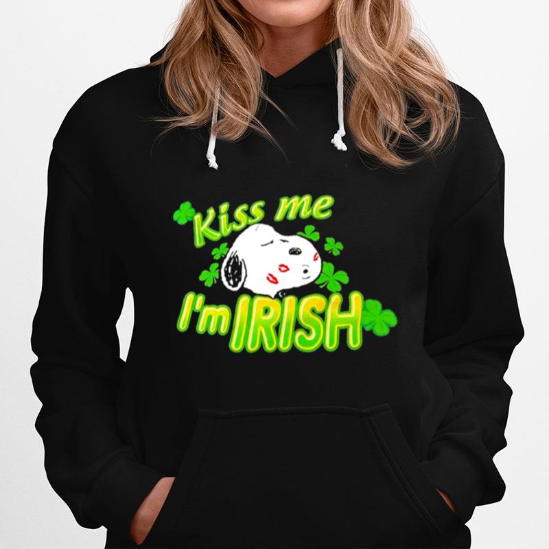 Snoopy Kiss Me Im Irish Happy St.Patricks Day Hoodie