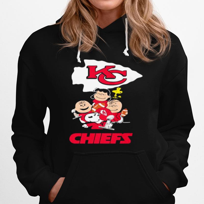 Snoopy Woodstock And Friends Kansas City Chiefs Football Hoodie