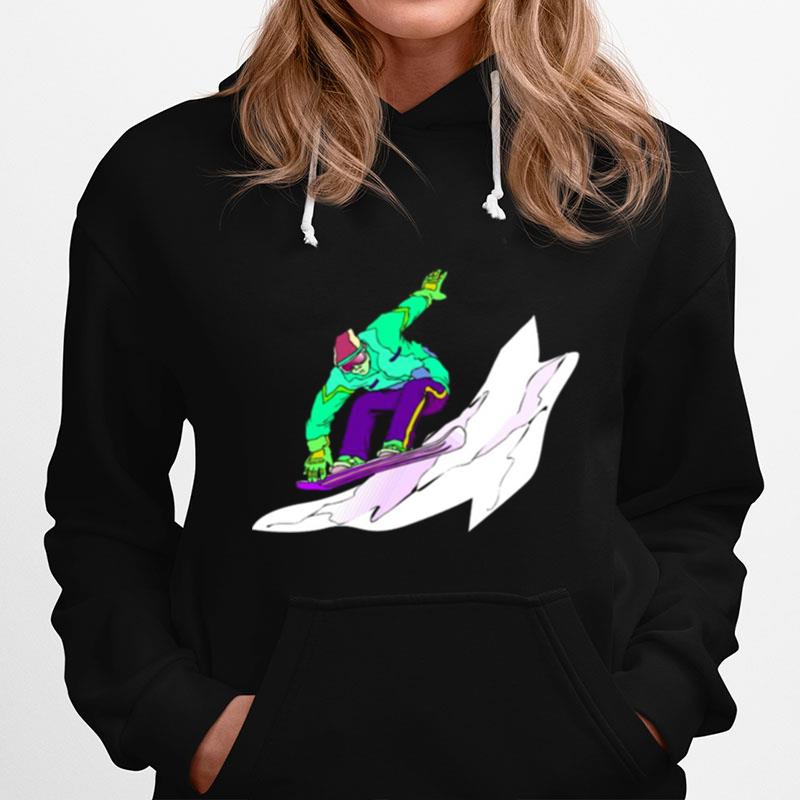 Snowboarder Silhouette Hoodie