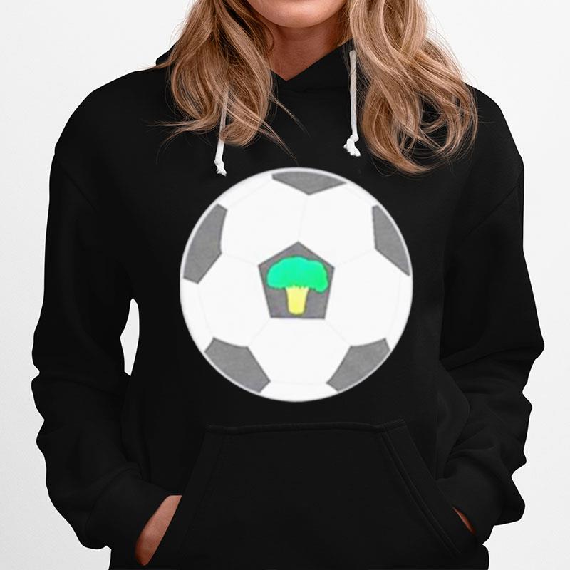 Soccer Ball Josh Blue Broccoli Hoodie