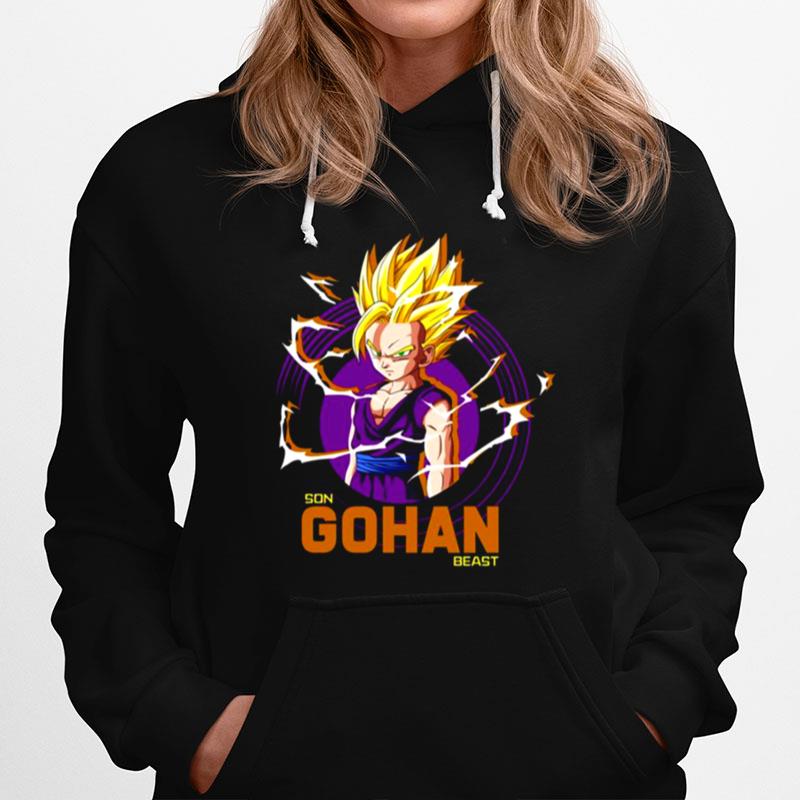 Son Gohan Beast Retro Dragon Ball Anime Manga Hoodie