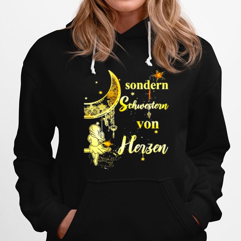 Sondern Schwestern Von Herzen Half Moon Girl Hoodie