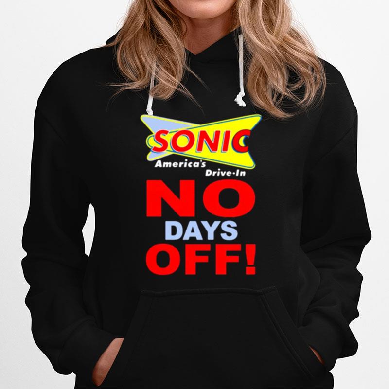 Sonic America Drive In No Days Off Hoodie