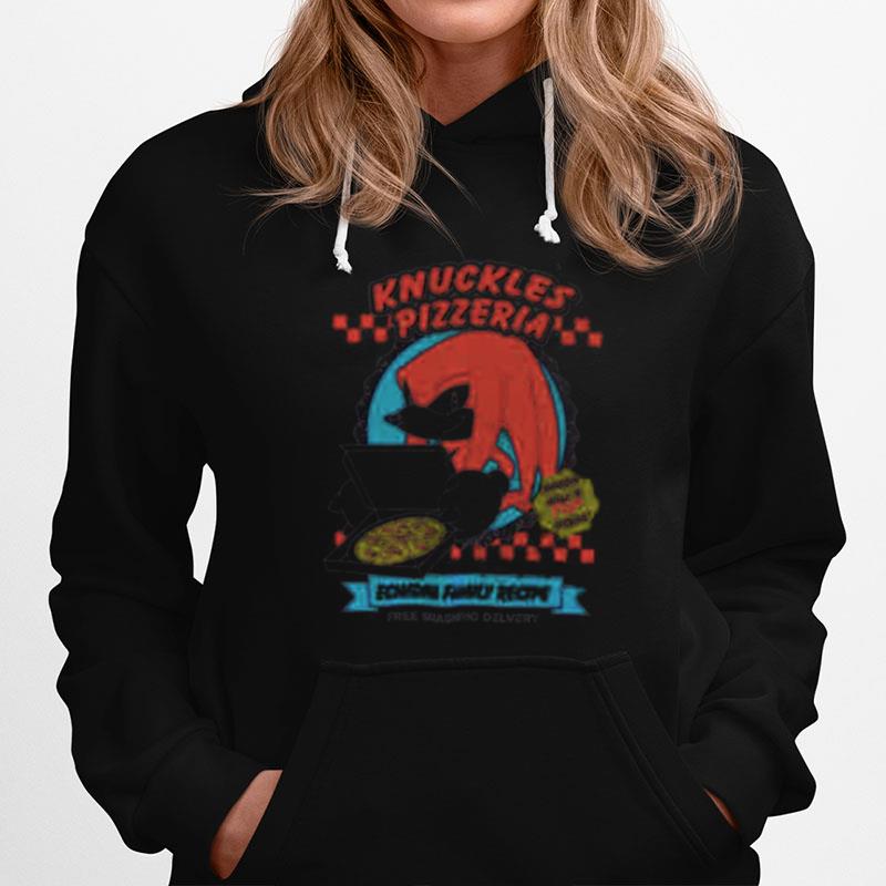 Sonic The Hedgehog Knuckles Pizzeria Hoodie