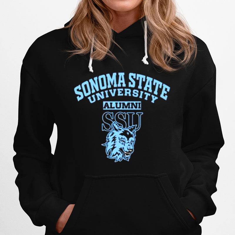 Sonoma State University Alumni Ssu Logo Hoodie