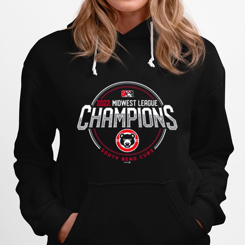 South Bend Cubs Baseball 2022 Midwest League Champions Hoodie