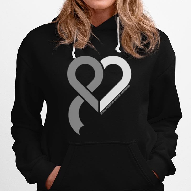 Spinal Muscular Atrophy Awareness Brain Disease Related Hear Hoodie