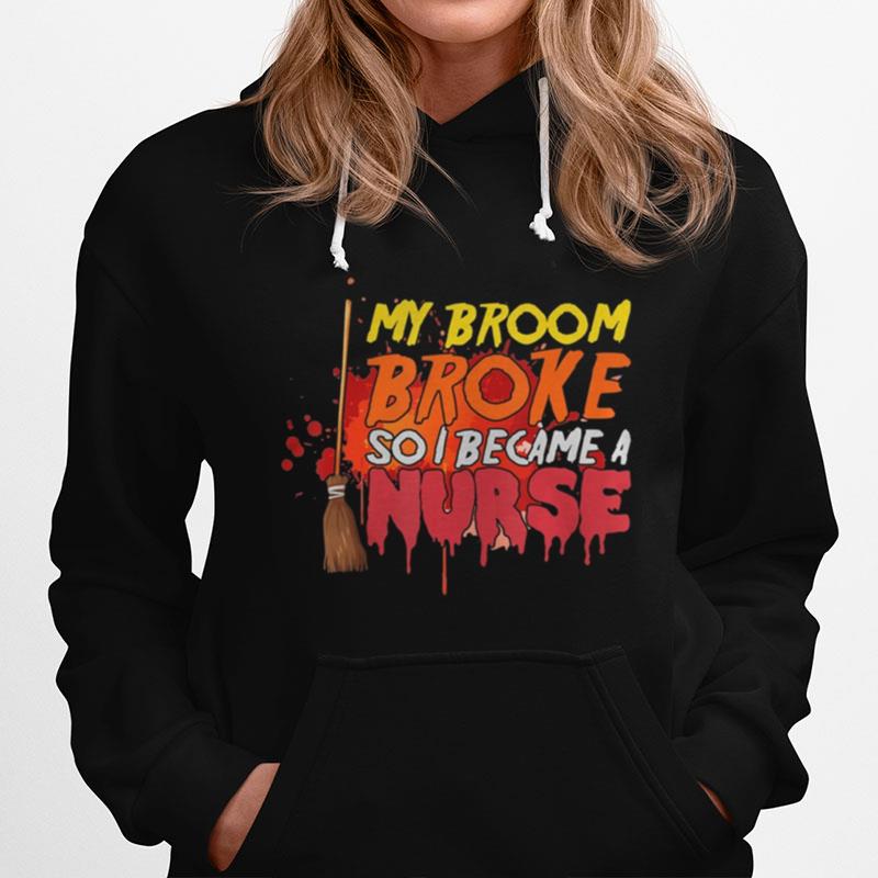 Spooky Witch Funny Nurse Gift Idea Halloween Hoodie