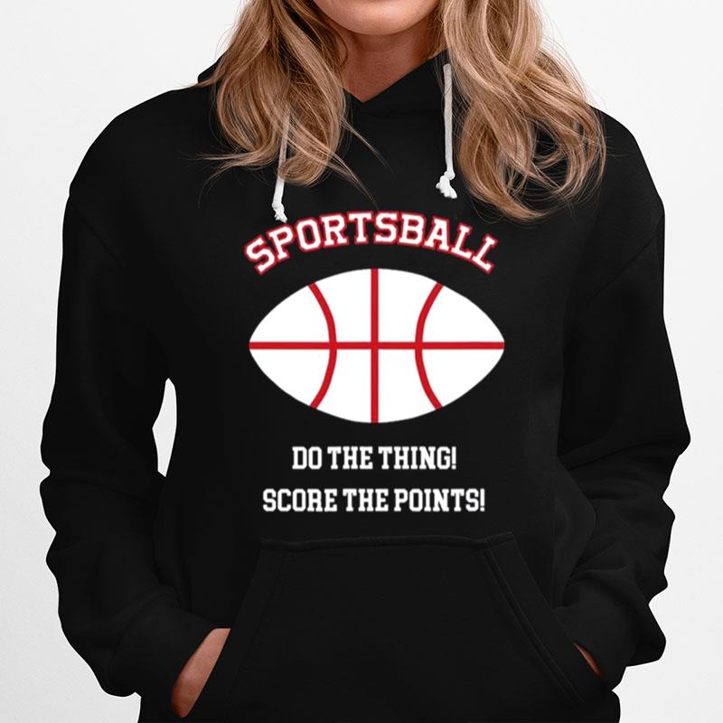 Sportsball 2 Sided Jersey Style Baseball Football Basketball Hoodie