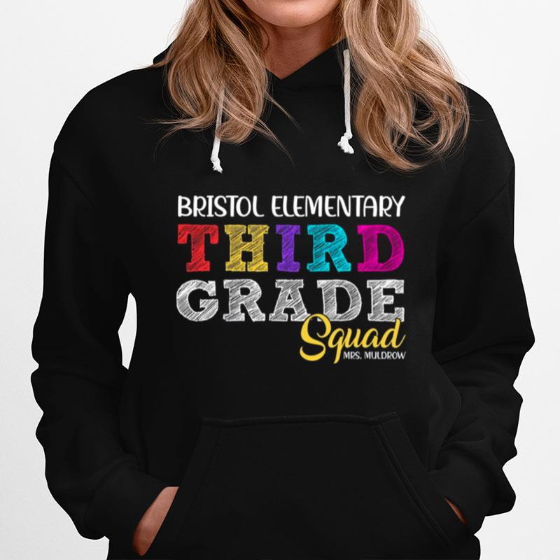 Squad Team Teacher Third Grade Squad Hoodie