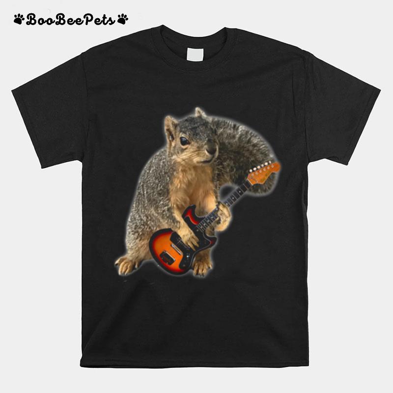 Squirrel Playing Guitar T-Shirt