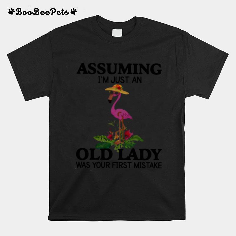 Ssuming Im Just An Old Lady Was Your First Mistake T-Shirt