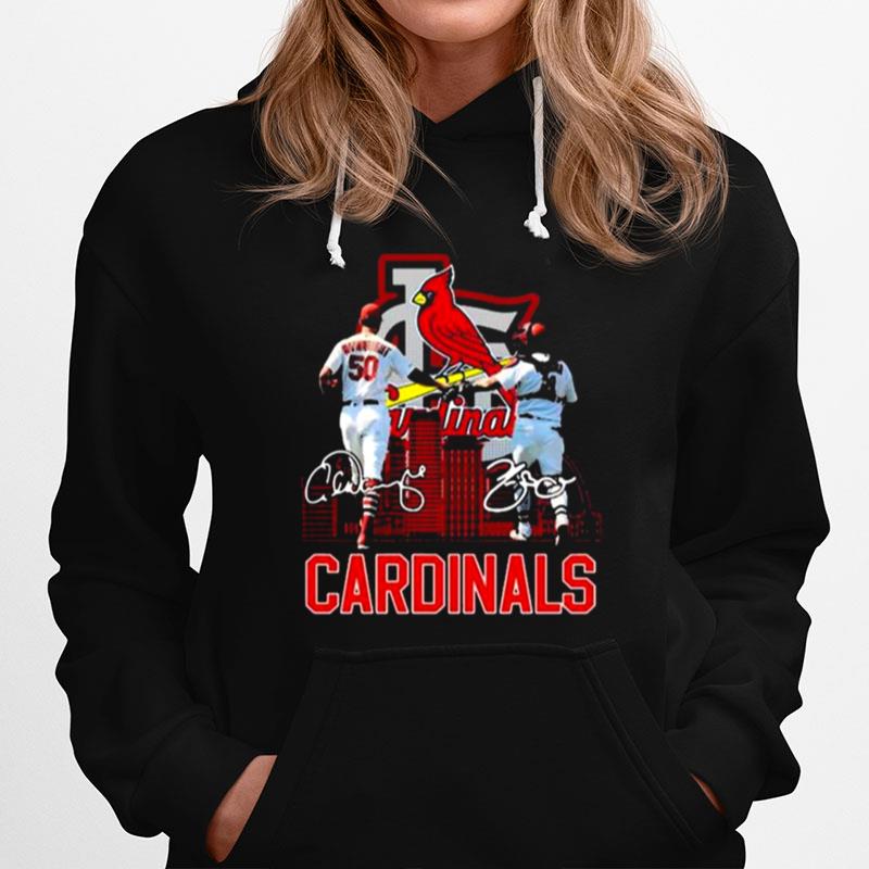 St. Louis Cardinals Adam Wainwright And Molina Signatures 2022 Hoodie